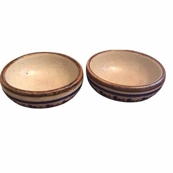 Vintage Xochiquetzal Tonala‎ Mexican Pottery 6" Bowls Signed Teresa Duran - Picture 2 of 6